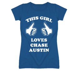 Chase Austin Kansas Sports This Girl Loves T Shirt