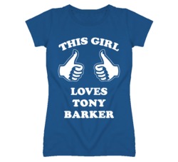 Tony Barker Kansas Sports This Girl Loves T Shirt