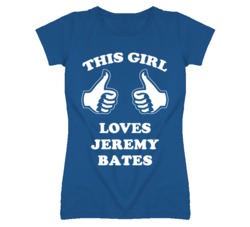 Jeremy Bates Kansas Sports This Girl Loves T Shirt