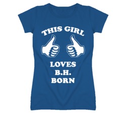 BH Born Kansas Sports This Girl Loves T Shirt