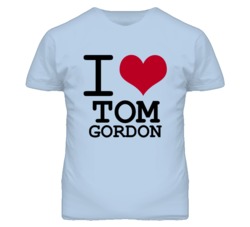 Tom Gordon Kansas Sports I Love Heart T Shirt