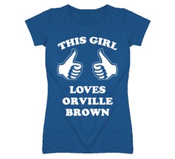 Orville Brown Kansas Sports This Girl Loves T Shirt