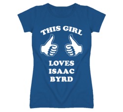 Isaac Byrd Kansas Sports This Girl Loves T Shirt