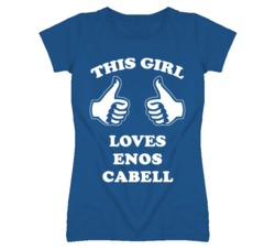 Enos Cabell Kansas Sports This Girl Loves T Shirt
