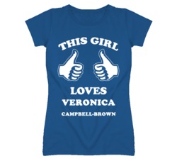 Veronica Campbell-Brown Kansas Sports This Girl Loves T Shirt