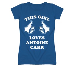 Antoine Carr Kansas Sports This Girl Loves T Shirt