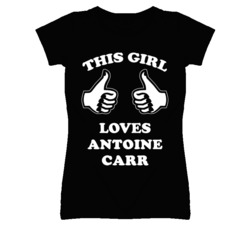 Antoine Carr Kansas Sports This Girl Loves T Shirt
