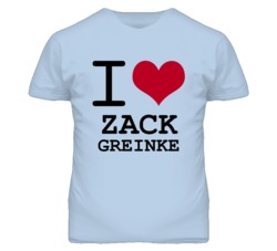 Zack Greinke Kansas Sports I Love Heart T Shirt