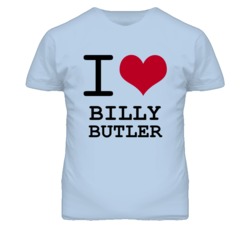 Billy Butler Kansas Sports I Love Heart T Shirt