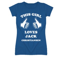 Jack Christiansen Kansas Sports This Girl Loves T Shirt