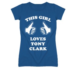 Tony Clark Kansas Sports This Girl Loves T Shirt