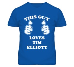 Tim Elliott Kansas Sports This Guy Loves T Shirt