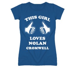 Nolan Cromwell Kansas Sports This Girl Loves T Shirt