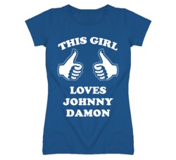 Johnny Damon Kansas Sports This Girl Loves T Shirt