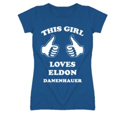 Eldon Danenhauer Kansas Sports This Girl Loves T Shirt