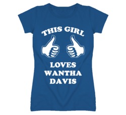 Wantha Davis Kansas Sports This Girl Loves T Shirt