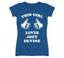 Joey Devine Kansas Sports This Girl Loves T Shirt