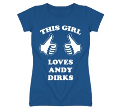Andy Dirks Kansas Sports This Girl Loves T Shirt