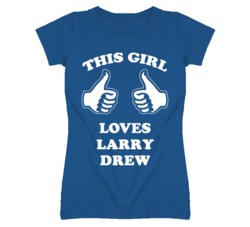 Larry Drew Kansas Sports This Girl Loves T Shirt