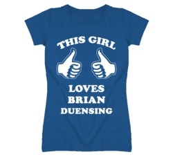 Brian Duensing Kansas Sports This Girl Loves T Shirt