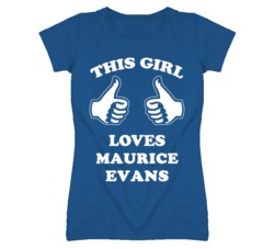 Maurice Evans Kansas Sports This Girl Loves T Shirt