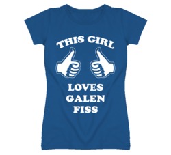 Galen Fiss Kansas Sports This Girl Loves T Shirt