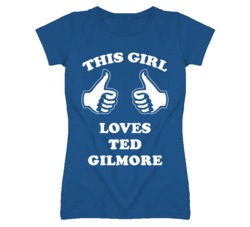 Ted Gilmore Kansas Sports This Girl Loves T Shirt