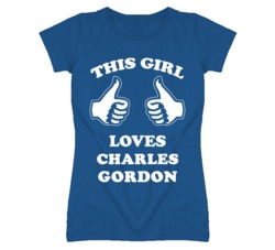 Charles Gordon Kansas Sports This Girl Loves T Shirt
