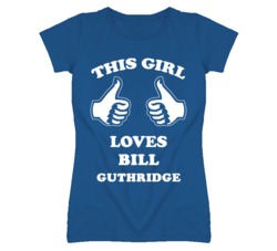 Bill Guthridge Kansas Sports This Girl Loves T Shirt