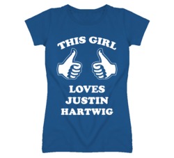 Justin Hartwig Kansas Sports This Girl Loves T Shirt