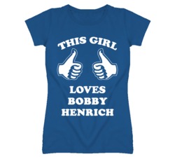 Bobby Henrich Kansas Sports This Girl Loves T Shirt