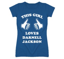 Darnell Jackson Kansas Sports This Girl Loves T Shirt