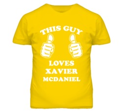 Xavier Mcdaniel Kansas Sports This Guy Loves T Shirt