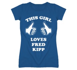 Fred Kipp Kansas Sports This Girl Loves T Shirt