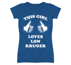 Lon Kruger Kansas Sports This Girl Loves T Shirt