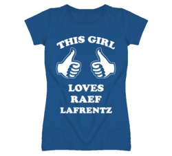 Raef Lafrentz Kansas Sports This Girl Loves T Shirt