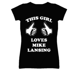 Mike Lansing Kansas Sports This Girl Loves T Shirt