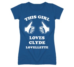 Clyde Lovellette Kansas Sports This Girl Loves T Shirt
