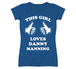 Danny Manning Kansas Sports This Girl Loves T Shirt