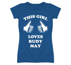 Rudy May Kansas Sports This Girl Loves T Shirt