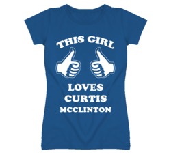 Curtis Mcclinton Kansas Sports This Girl Loves T Shirt