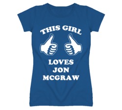 Jon Mcgraw Kansas Sports This Girl Loves T Shirt