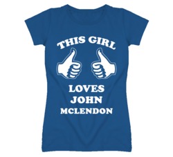 John Mclendon Kansas Sports This Girl Loves T Shirt