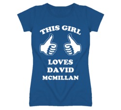 David Mcmillan Kansas Sports This Girl Loves T Shirt