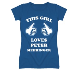 Peter Mehringer Kansas Sports This Girl Loves T Shirt