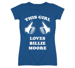 Billie Moore Kansas Sports This Girl Loves T Shirt