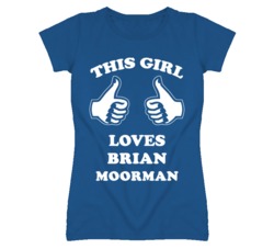 Brian Moorman Kansas Sports This Girl Loves T Shirt