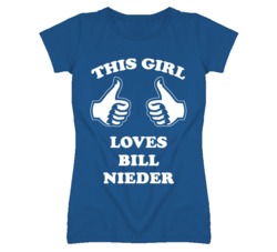 Bill Nieder Kansas Sports This Girl Loves T Shirt