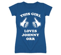 Johnny Orr Kansas Sports This Girl Loves T Shirt