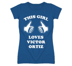 Victor Ortiz Kansas Sports This Girl Loves T Shirt